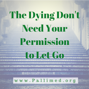 The Dying Don’t Need Your Permission to Let Go